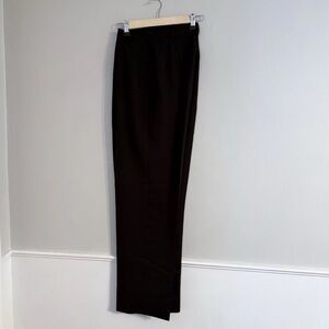 LL Bean Women’s 10 /Medium Tall 100% Wool Black Pleated Pants